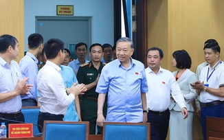 Tổng Bí thư, Chủ tịch nước Tô Lâm tiếp xúc cử tri 10 phường của Hà Nội