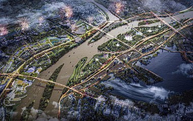 Siêu đại lộ cảnh quan sông Hồng 300.000 tỷ đồng, quy tụ nhiều “ông lớn” Đèo Cả - Văn Phú Invest, MIK Group, VPBank sắp đạt cột mốc then chốt