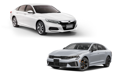 Sedan hạng D Honda Accord và Kia K5 đang ở đâu tại thị trường ô tô Việt Nam?