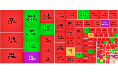 Chứng khoán ngày 25/11: VN-Index giảm trong phiên thanh khoản cải thiện