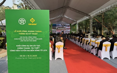 Sun Group đầu tư dự án công viên hai bên sông Tô Lịch quy mô 4.665 tỷ đồng ra sao?