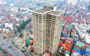 Kinh Bắc thâu tóm chủ tòa nhà 28 tầng 'trơ khung' phố Láng Hạ
