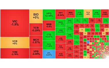 Chứng khoán ngày 26/12: VN-Index thu hẹp đà giảm nhờ lực 'bắt đáy'