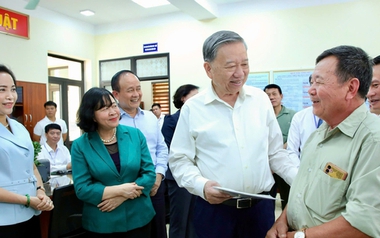 Tổng Bí thư Tô Lâm kiểm tra hoạt động của chính quyền 2 cấp tại Hà Nội