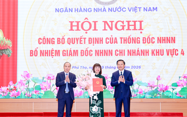 Bà Trương Thu Hòa làm Giám đốc NHNN Chi nhánh Khu vực 4