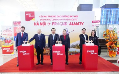 Khai trương đường bay đến Almaty và Praha, Vietjet mở thêm kết nối giữa Việt Nam và thế giới