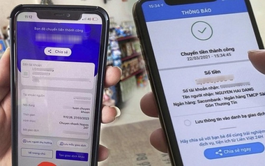 Vì sao hộ kinh doanh, người dân phải cảnh giác trước biên lai chuyển tiền xác nhận thành công?