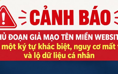 Cảnh báo thủ đoạn giả mạo tên miền website để lừa đảo, chiếm đoạt tài sản