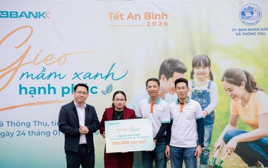 ABBANK trao tặng 100.000 cây quế cho người dân xã Thông Thụ, tỉnh Nghệ An