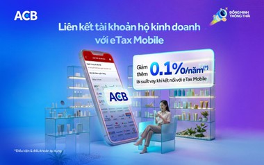 Một ngân hàng giảm lãi vay cho hộ kinh doanh khi kết nối eTax Mobile