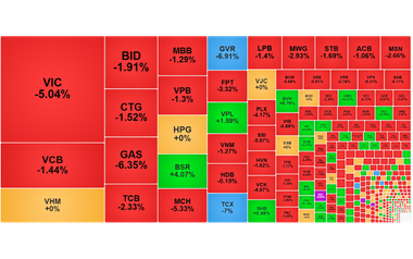 Chứng khoán ngày 6/3: VN-Index giảm về dưới 1.770 điểm