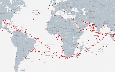 70 siêu tàu chở dầu xếp hàng dài, đồng loạt hướng về phía Mỹ - chuyện gì đang xảy ra?
