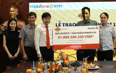 Mua đều 5 vé/ngày nhiều năm, nam doanh nhân Ninh Bình trúng Jackpot hơn 91 tỷ