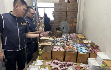 Đột kích 5 căn nhà, công an phát hiện đường dây sản xuất mỹ phẩm giả do người Trung Quốc điều hành, tịch thu hơn 700.000 sản phẩm