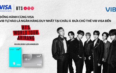 VIB là ngân hàng duy nhất tại châu Á hợp tác cùng Visa, đưa chủ thẻ Việt Nam đến BTS WORLD TOUR 'ARIRANG' TẠI LOS ANGELES