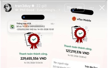 Nộp thuế hơn nửa tỷ đồng, KOL hé lộ thu nhập “khủng”
