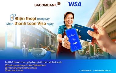 SACOMBANK triển khai tính năng “Chấp nhận thanh toán thẻ Visa” – Nhận thanh toán ngay trên ứng dụng SACOMBANK PAY