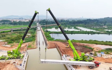 Phát hiện đoàn xe Trung Quốc chở hơn 1.000 tấn thiết bị, di chuyển 100 km giữa đêm, thực hiện nhiệm vụ thần tốc chỉ trong 24 giờ