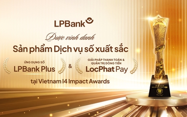LPBank lập "cú đúp" giải thưởng danh giá tại Vietnam I4 Impact Awards 2026
