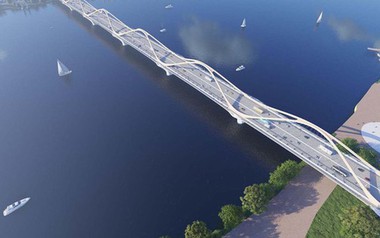 Sau gần 8 tháng khởi công, 'siêu cầu' vượt sông Hồng hơn 16.000 tỷ đồng nối phố cổ với Long Biên đang có tiến độ ra sao?