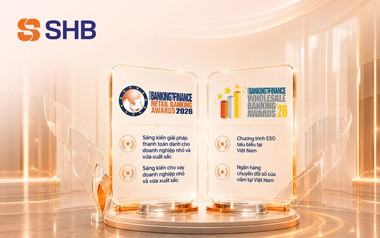 SHB nhận 4 giải thưởng lớn tại Asian Banking & Finance Awards 2026