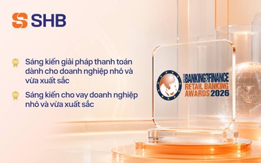 SHB được Asian Banking & Finance Awards vinh danh với sáng kiến cho vay và thanh toán xuất sắc cho SME