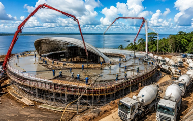 Phát hiện 60 xe tải trộn bê tông đổ 380 m3 liên tục cả ngày lẫn đêm, bí mật dưới lòng đất của công trình hơn 120.000 mét vuông lộ diện