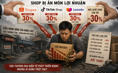 Rời mặt bằng 70 triệu/tháng để lên sàn TMĐT, chủ shop cay đắng: Bán càng nhiều càng lỗ, có người phải 'nộp tô' 400 triệu đồng/mùa Tết