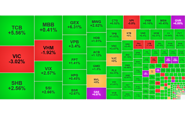 Chứng khoán ngày 10/8: VN-Index tăng 8 điểm