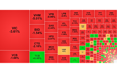 Chứng khoán ngày 14/8: VN-Index về dưới 1.730 điểm