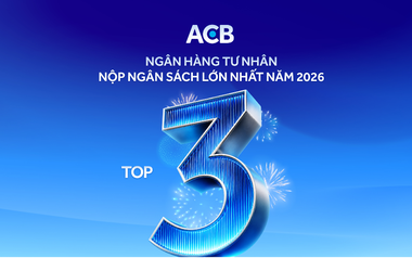 ACB đóng góp 5.800 tỷ đồng vào ngân sách Nhà nước, Top 3 Khối ngân hàng tư nhân