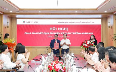 Thống đốc bổ nhiệm Kế toán trưởng Agribank