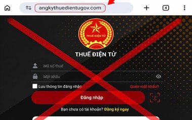 Cảnh giác website, ứng dụng giả mạo cơ quan thuế để lừa đảo