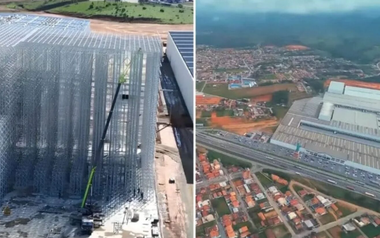 Phát hiện hơn 2.000 tấn thép được gấp rút dựng lên giữa lòng thành phố, siêu công trình rộng 50.000 m² chuẩn bị lộ diện