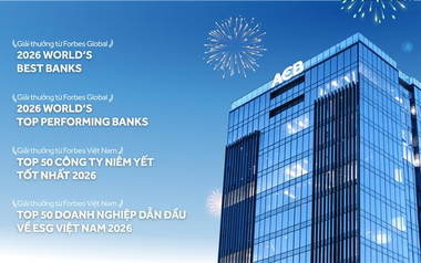 ACB được vinh danh trên bảng xếp hạng uy tín của Forbes toàn cầu và Forbes Việt Nam