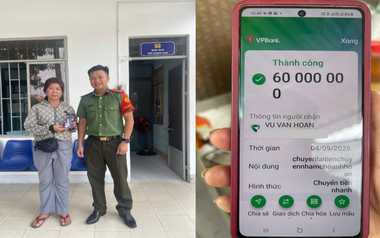 Công an xác minh giao dịch chuyển tiền 60.000.000 đồng từ tài khoản Vu Van Hoan