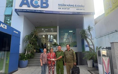 Công an kiểm tra, xác minh giao dịch chuyển tiền 78.000.000 đồng tại ACB: Người nhận là bà cụ U70 không biết dùng tài khoản ngân hàng
