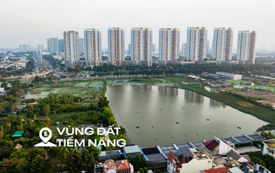 Toàn cảnh khu vực sẽ là ga cuối của tuyến đường sắt cao tốc 67 tỷ USD, cách trung tâm TP.HCM chỉ vài km