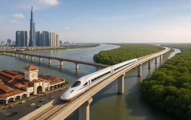 Vingroup khởi công đường sắt cao tốc sau chưa đầy một năm: Tốc độ kinh ngạc, Mỹ – Pháp – Nhật cũng thua xa