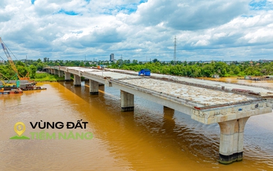 Toàn cảnh cây cầu nối trung tâm tỉnh Đồng Nai với siêu dự án 72.000 tỷ của Sun Group