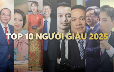 10 người giàu nhất sàn chứng khoán 2025: Có tới 3 đại diện đến từ Vingroup, tỷ phú Phạm Nhật Vượng bỏ xa phần còn lại