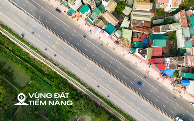 Toàn cảnh đường sẽ được đầu tư 153.000 tỷ để mở rộng lên 90 m, nối trung tâm Hà Nội với đại đô thị lớn nhất Việt Nam của Vinhomes