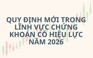 [Info] Loạt quy định mới trong lĩnh vực chứng khoán có hiệu lực năm 2026