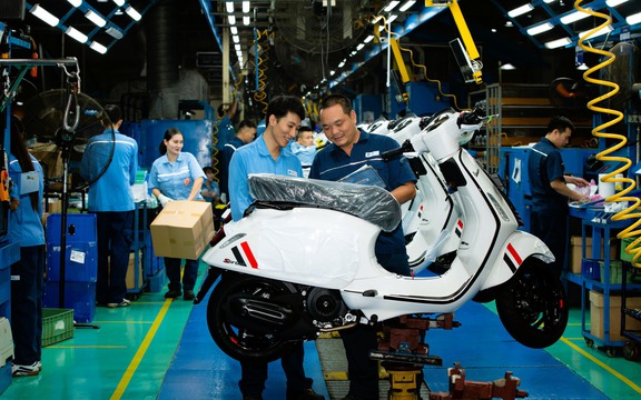 Hãng xây nhà máy 190.000 m2 tại Phú Thọ vừa xuất xưởng chiếc xe máy thứ 2 triệu