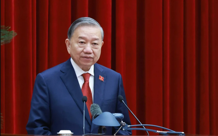 Đồng chí Tô Lâm tiếp tục được bầu giữ chức Tổng Bí thư Ban chấp hành Trung ương Đảng khoá XIV