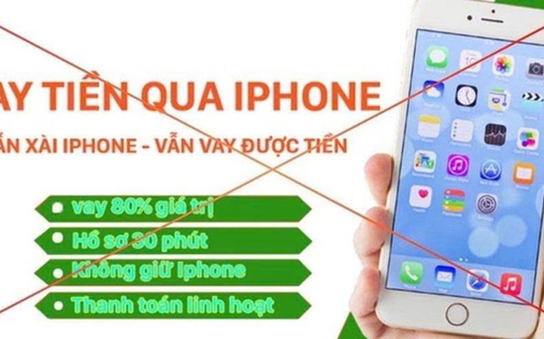 Triệt phá nhiều đường dây 'tín dụng đen' dưới hình thức vay qua iCloud