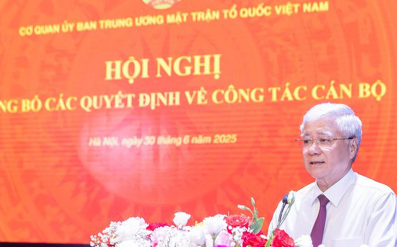 Công bố Quyết định thành lập 19 Ban, đơn vị Cơ quan UBTƯ MTTQ Việt Nam