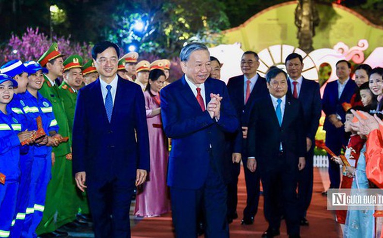 Tổng Bí thư Tô Lâm chúc Tết nhân dân Thủ đô