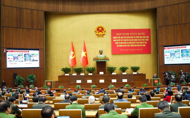 Hơn 2 triệu đại biểu tham dự Hội nghị toàn quốc quán triệt Nghị quyết 79 và 80