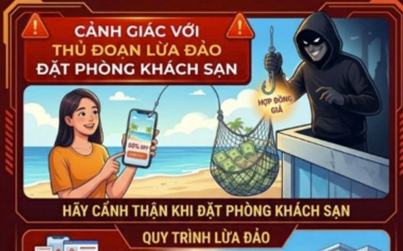 Cảnh báo thủ đoạn giả mạo fanpage của các khách sạn, resort, homestay để lừa đảo